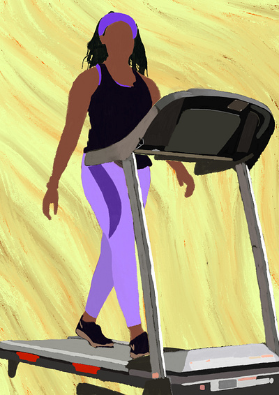 The Workout digital art graphic illustration procreate