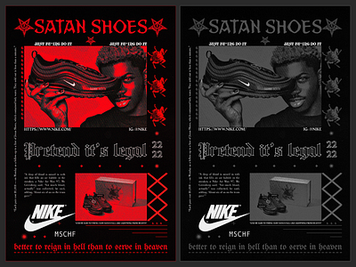 S*t*n Shoes Concept Design concept design flyer graphic design