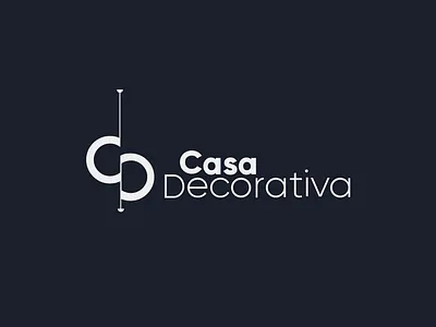 Casa Decorativa branding c chandelier d graphic design