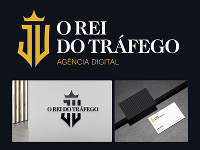 O Rei do Tráfego - Marca & Aplicações brand design logo design