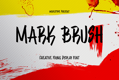 Mark Brush – Creative Young Display Font branding design display font font gaming graffiti illustration movie poster rebel street thumbnails urban design youtube