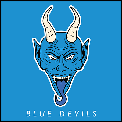 Blue Devils Logo branding graphic design logo