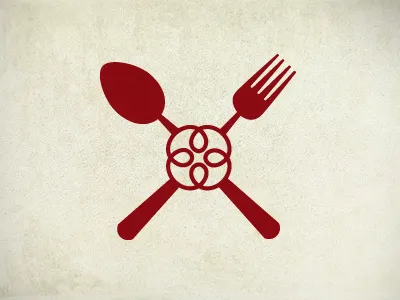 Catering Logo 1 food fork knot logo spoon