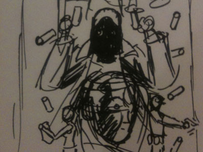The Black Hood: Rough 2 comics dc dc fifty too roughs