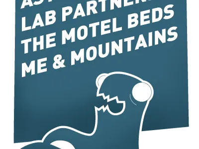 quick show poster illustration minimal poster type