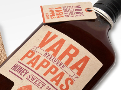 honey sweet creative sauce design food packaging typography