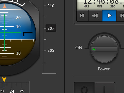 Flight Kit cockpit controls dan interface maitland simulation ui user