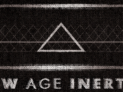 Sleep Walker - New Age Inertia Black* black cloth hardcover rebound silver sleep walker texture vintage