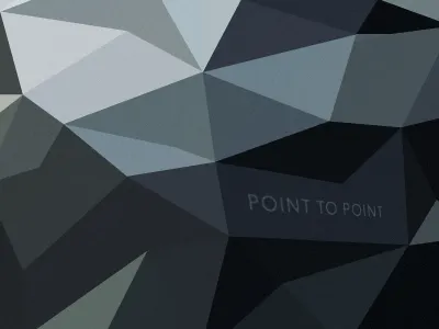 Point to point abstract geometry juxtaposition points