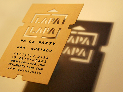 Lapa Lapa Bs best business card cool party type