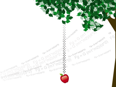 Physics Drop apple formulas tree