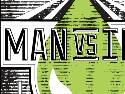 Man vs Ink Label lost type man vs ink t shirt