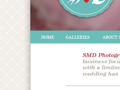 wedding has blog webdesign