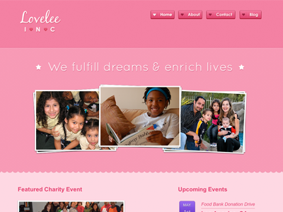 Lovelee Inc Mockup mockup web design