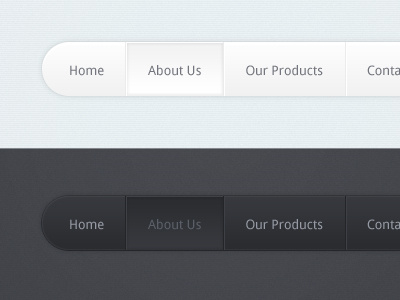 Horizontal Navigation - PSD Freebie freebie horizontal menu navigation wpscientist