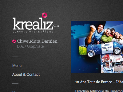 Krealiz branding webdesign