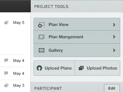 Project Tools ui