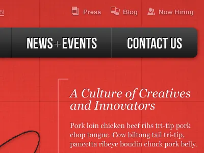 site nav header nav red redesign web