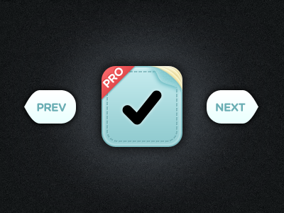 iPhone ToDo (Icon & Buttons) app button icon iphone todo