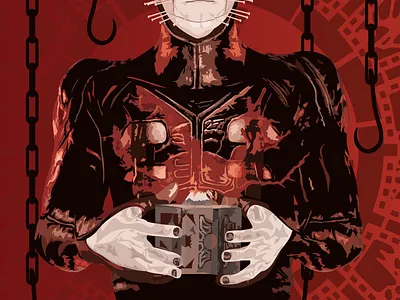 Hellraiser Poster adobe design graphic design illustration poster design