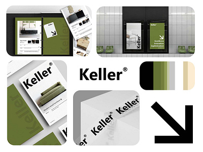 Brand Indentity I Keller Furniture branding branding indentity cafeteria furniture furniture design graphic design layout product design visual identity