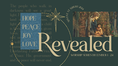 Advent | Revealed | Worship Series advent edward burne jones revealed sermon series design william morris