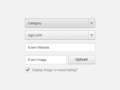 Tidy Form button check checkmark fields form select ui
