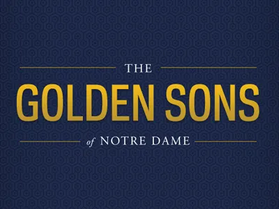 Golden Sons logo notre dame