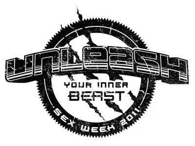 Sex Week 2011 graphic design nick hammond nick hammond design sex week sex week 2011 sex week tshirt tshirt design unleash your inner beast