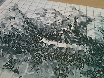 Fortress - likely of Dwarven Construction... copic drawing dwarf fortress meeting pen sketch