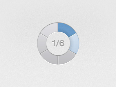 Radial Progress app dashboard pie progress bar web