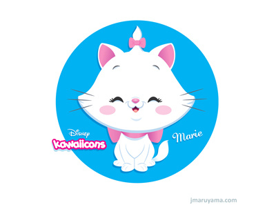 Disney Kawaiicons - Marie cute disney kawaii kawaiicons marie the aristocats