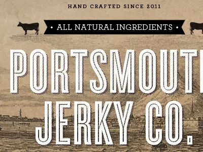 Portsmouth Jerky Co. Zoom branding food jerky meat packaging portsmouth