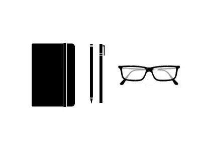 Some of my tools curriculum glasses moleskine