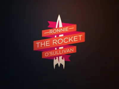 Snooker Logos: Ronnie 'The Rocket' O'Sullivan logo o rocket ronnie snooker sullivan the