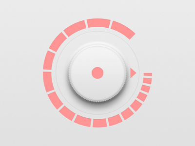 Knob clean design element knob ui user interface