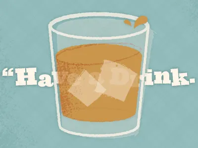 Mad Men Rebound blue booze ice improved sterling