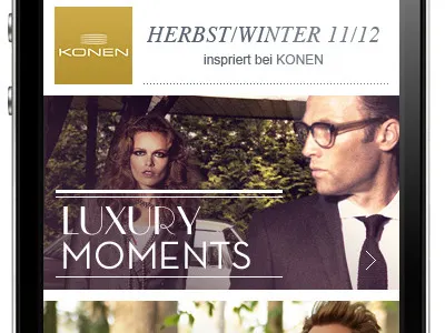 Konen iphone fashion interactive design iphone