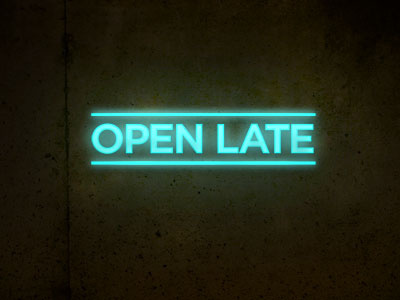 testing some neon treatments illustration neon photoshop typography
