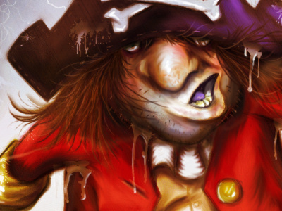 A Pirate's Life childrens book illustration painting pirate storybook
