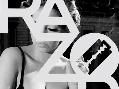 Razor girl glasgow magazine cover black model