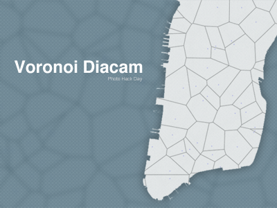 Voronoi Diacam hackathon nyc photo hack day