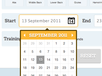 Pick date calendar date pick ui