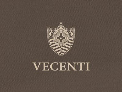 Vecenti art brand corporate crest design emblem embleme graphic horse identity illustrator jcdesevre logo logo design logo designer shield v vector