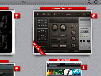 Radiopad featured on Stylapps audio radio radiopad ui user interfaces