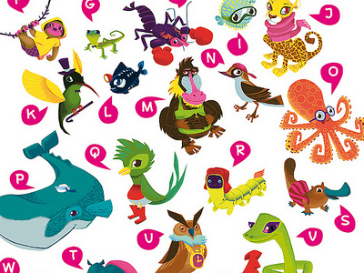 Zoo ABC Poster abc animals childrens book