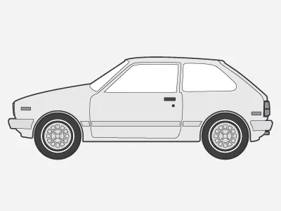 Hatchback hatchback honda illustration