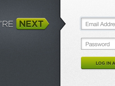 Next In Line form green login