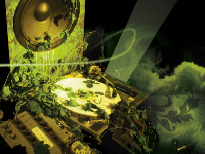 Electric Jungle Music Fest forest green jugnle kasoss pad kp3 speakers turntables