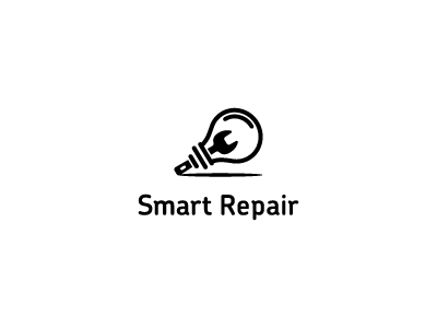 Smart Repair Logo Design brand brand identity branding bulb concept corporate corporate design corporate identity creative custom custom logo custom logo design design designer freelance designer freelancer graphic design identity logo logo design logo designer logos logotype print design professional professional logo repair smart stationary